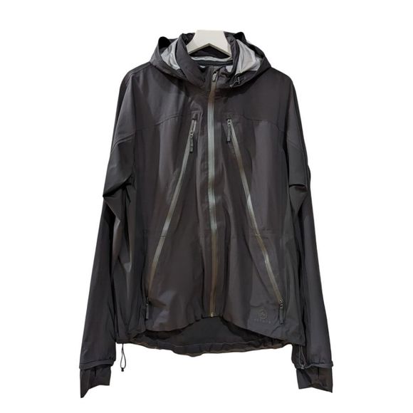 AETHER Jackets & Coats Aethermensblack Lightweight Nylon Shell Rain